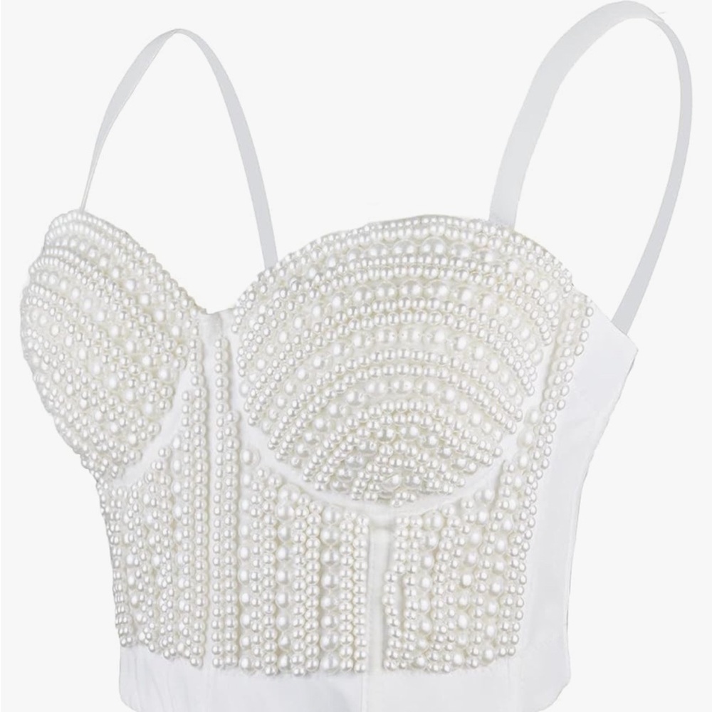 Pearl bustier never worn